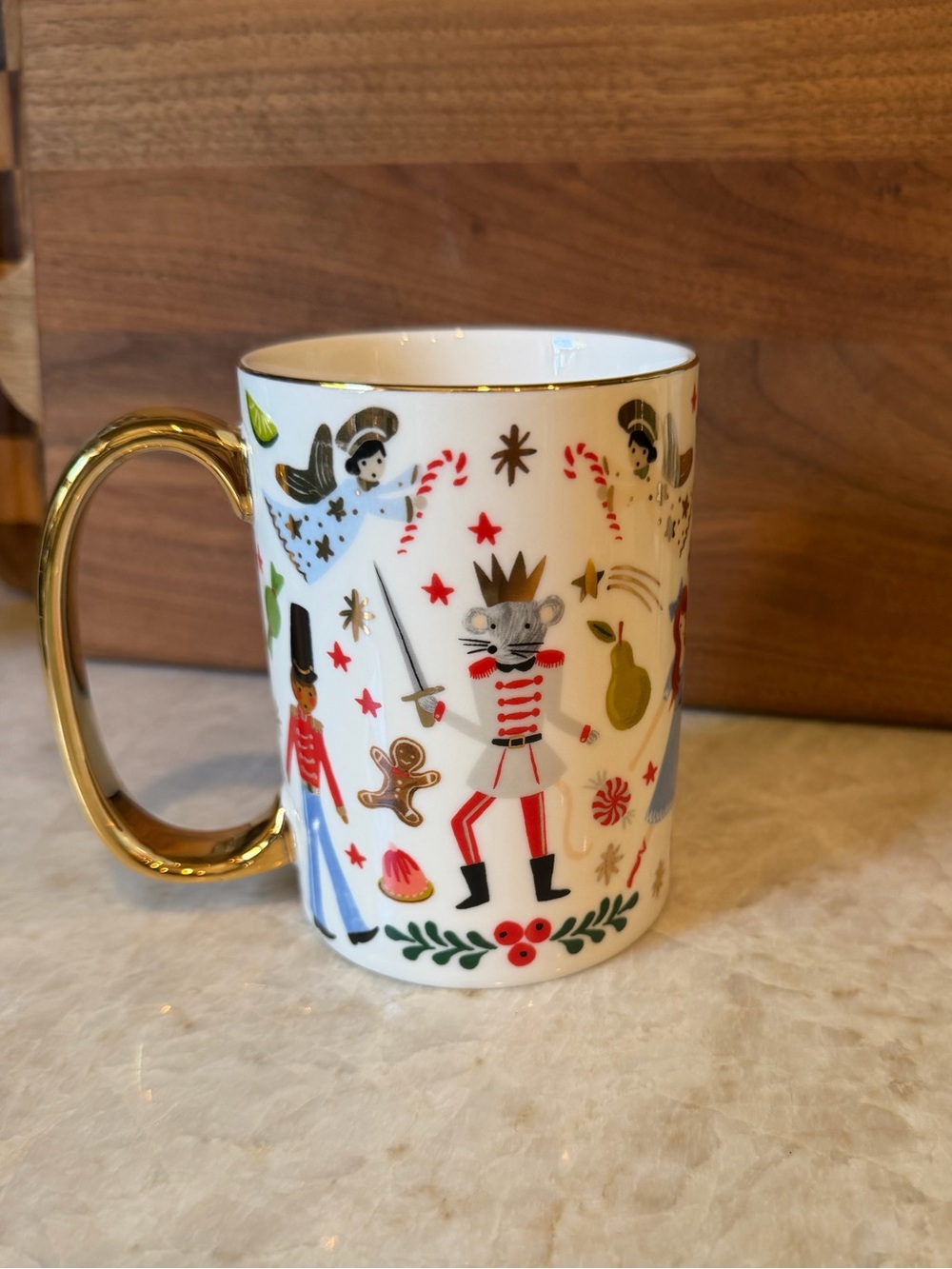 Anthropologie/Rifle Paper Co. nutcracker Mug